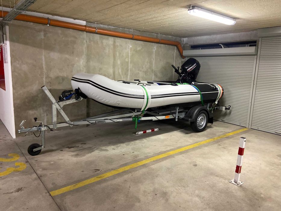 Ponton Yamaha 380s + Silnik Mercury 15KM + Przyczepka