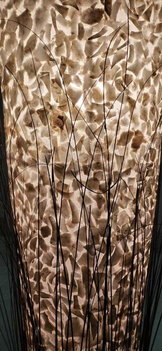 Lampa stojąca z masy perłowej 150cm