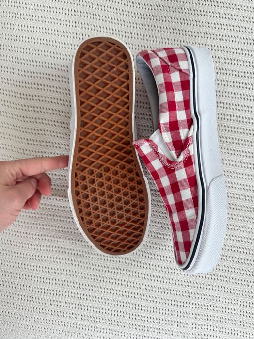 Vans кеди сліпони в клітинку