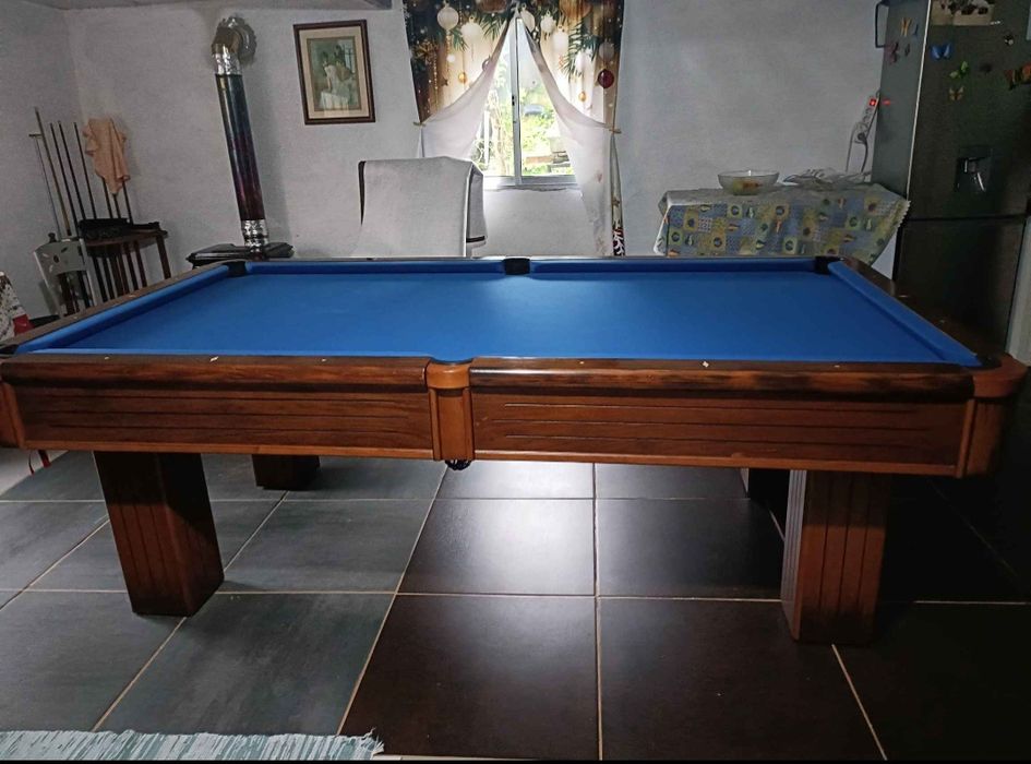 Mesa de Bilhar Profissional em ARDÓSIA (3-em-1) | Jantar + Ping-Pong + Acessórios