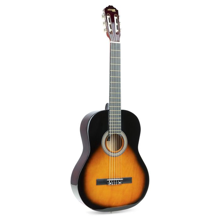 Zestaw Gitara Klasyczna MAX Podpalana + pokrowiec i akcesoria
