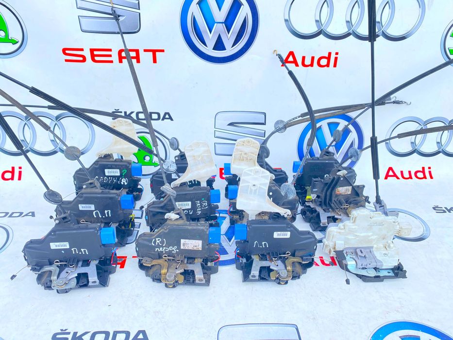Замок передній передніх дверей Caddy Touran Passat B6 Skoda Golf 5