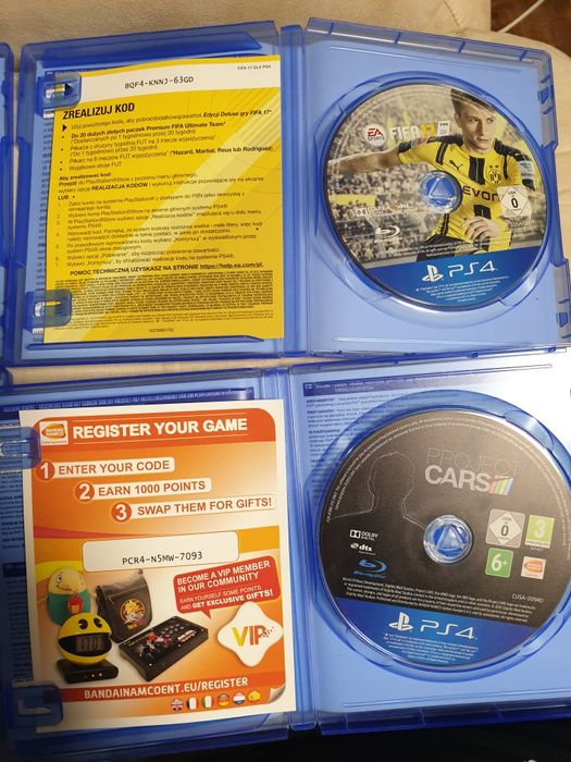 Диски ігри Sony PS4 за 4 шт
