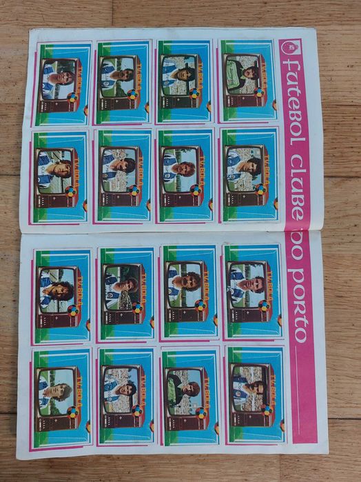 Caderneta de cromos "TV Bola" - Completa