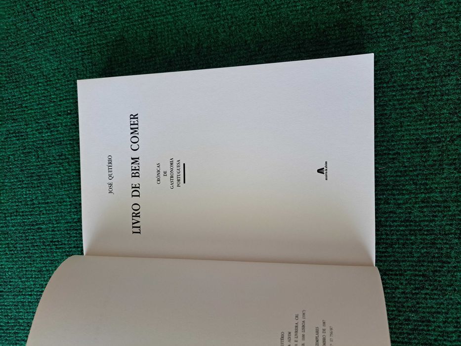 Livro de Bem Comer - José Quitério