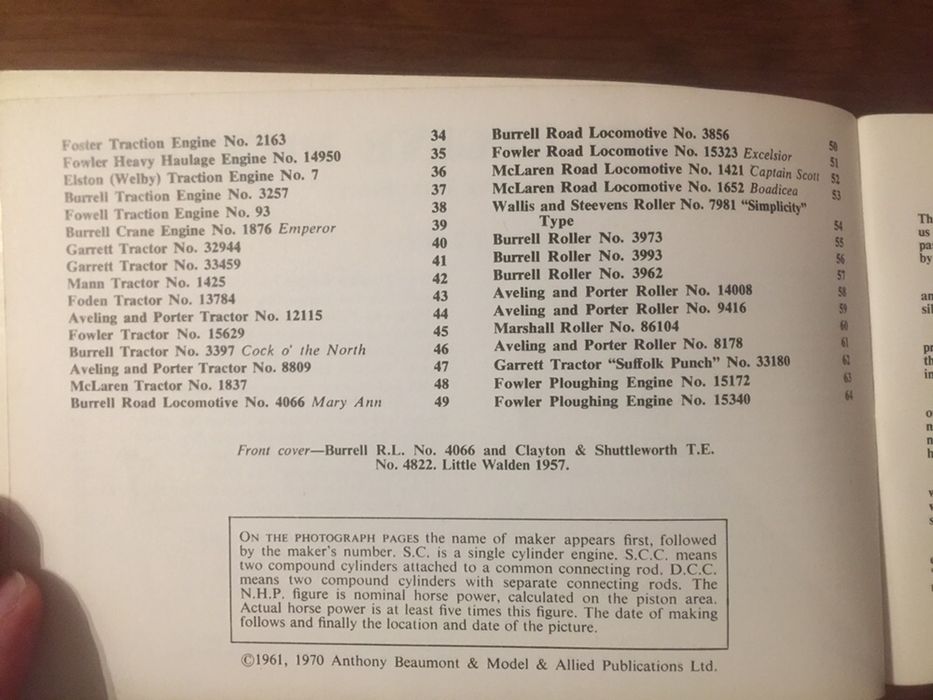 Livro: Traction Engine Pictures - Imagens de tractores ferroviários