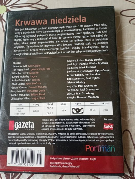 Film DVD Krwawa Niedziela