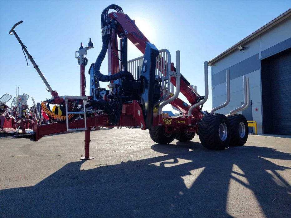 Przyczepa Leśna Tajfun GAP 140 + DOT 95K Najlepsza przyczepa na rynku!