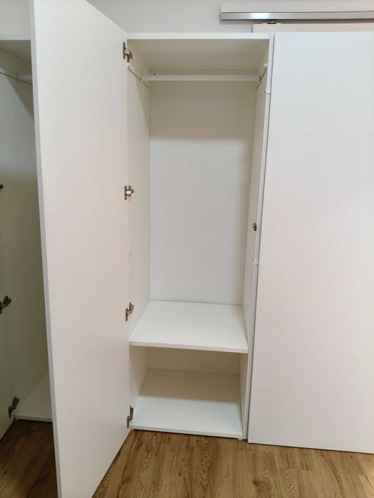 Roupeiro IKEA modular branco — excelente estado