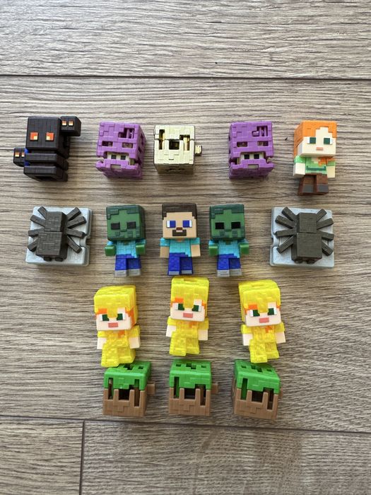 Фігурки фігури Minecraft Майнкрафт кіндер Kinder
