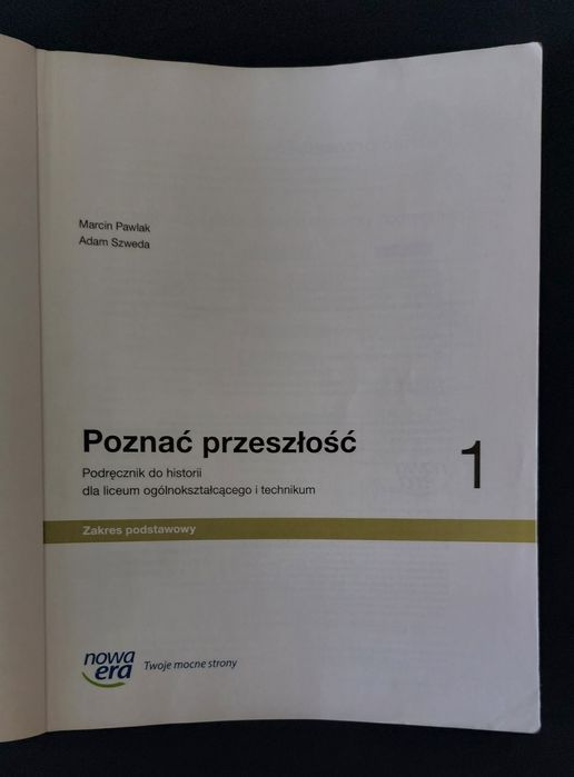 Podręcznik do historii Poznać Przeszłość 1 NOWA ERA podstawowy