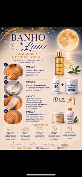 Kit Banho de Lua sem amonia