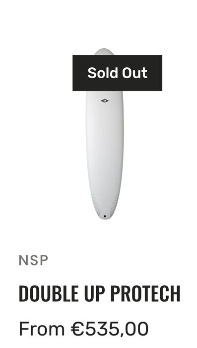 Prancha Surf NSP Double Up 8'4 - Como nova! Iniciantes e intermédios