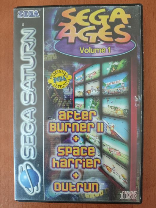 Sega Ages Volume 1 Sega Saturn PAL Original Completo Testado