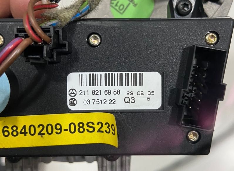 Moldura manete de velocidades Mercedes W211