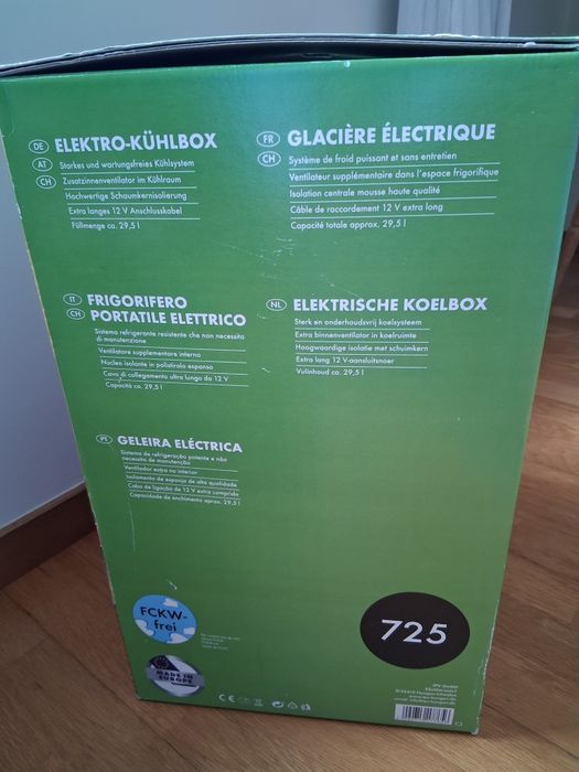 Geleira eléctrica portátil