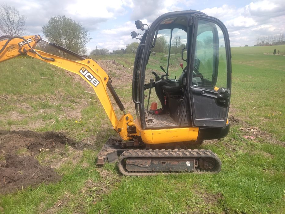 Minikoparka usługi minikoparką