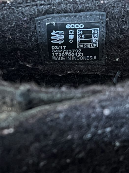 Ecco 34 розмір Чобітки