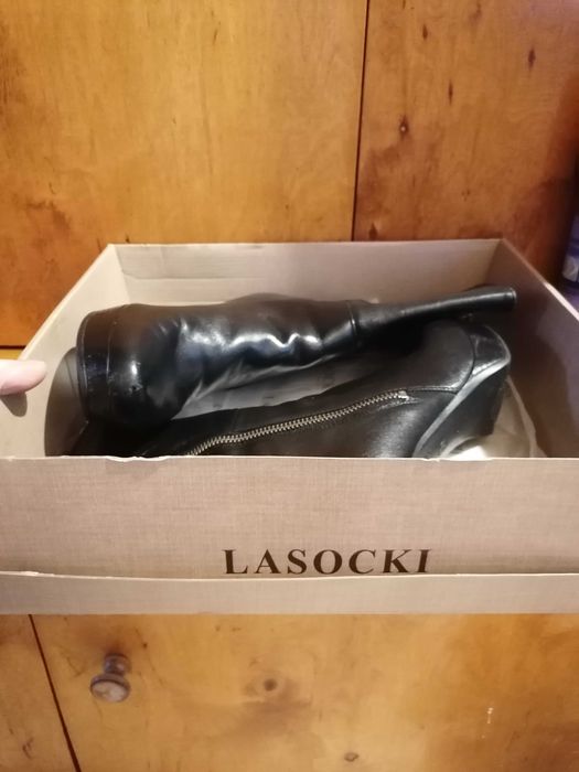 BOTKI skóra naturalna Lasocki