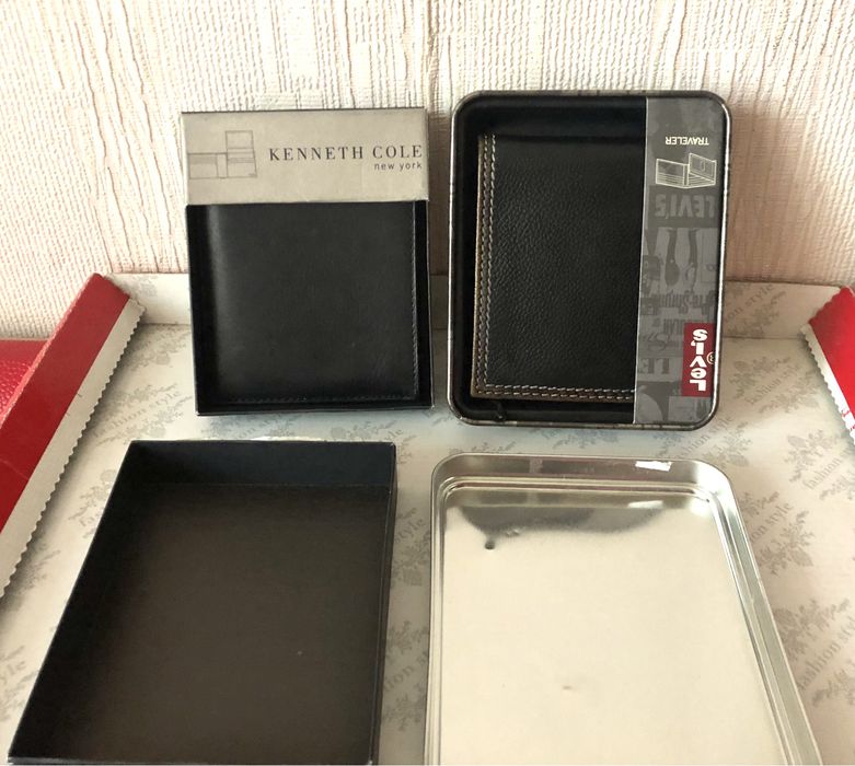Шкіряні чоловічі гаманці, портмоне  Levi’s Індія  та Kenneth Cone