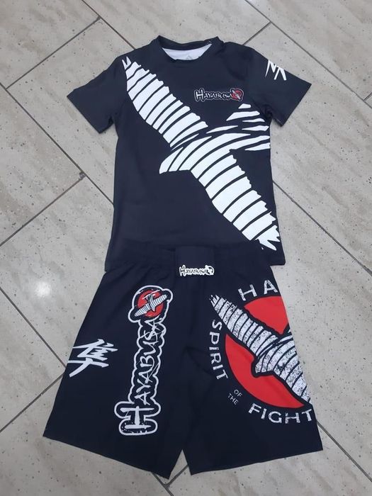 Рашгард, комплект Hayabusa, Green hill (футболка і шорти)