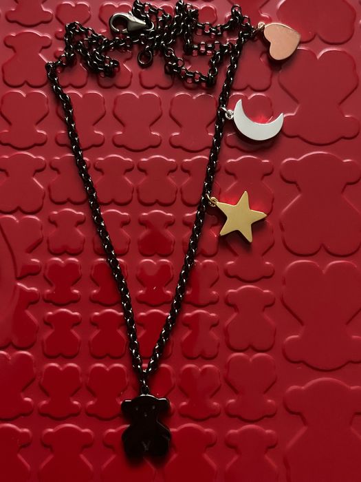 Tous Sweet Dolls naszyjnik z ciemnego srebra