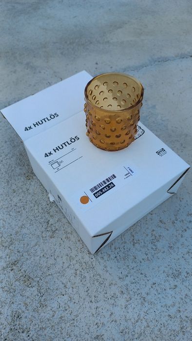 Conjunto de 4 copos-castiçal