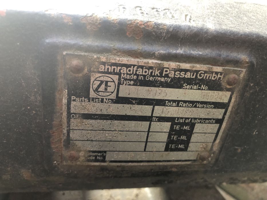 Przedni most zf deutz agrotron 4 .90