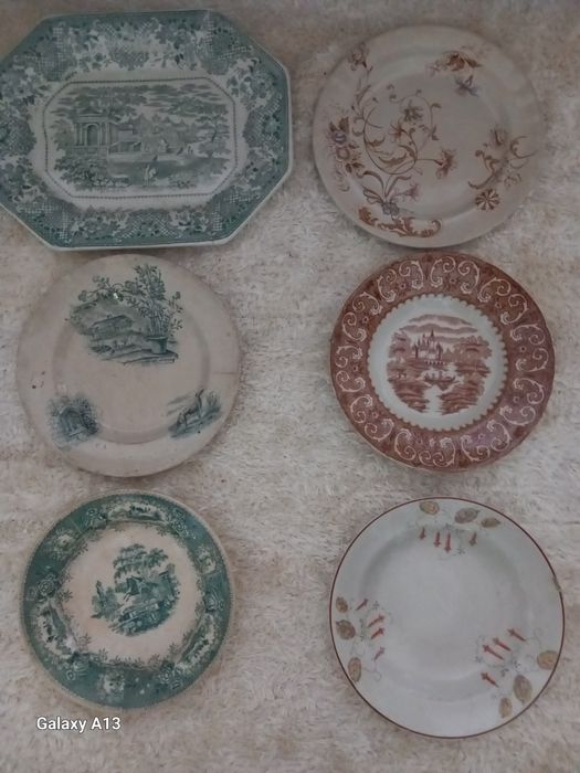 Varias peças  de Louça antiga