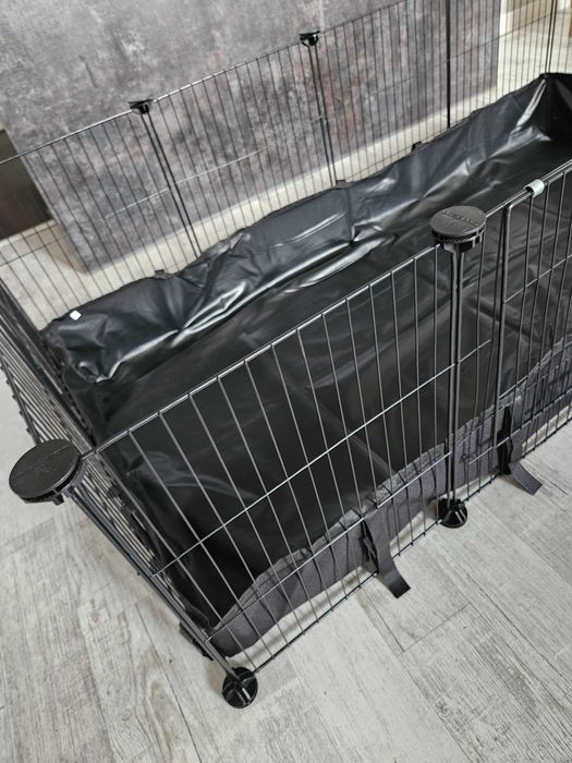 Klatka dla gryzoni chomików królików świnek z drzwiami i podłogą NOWA