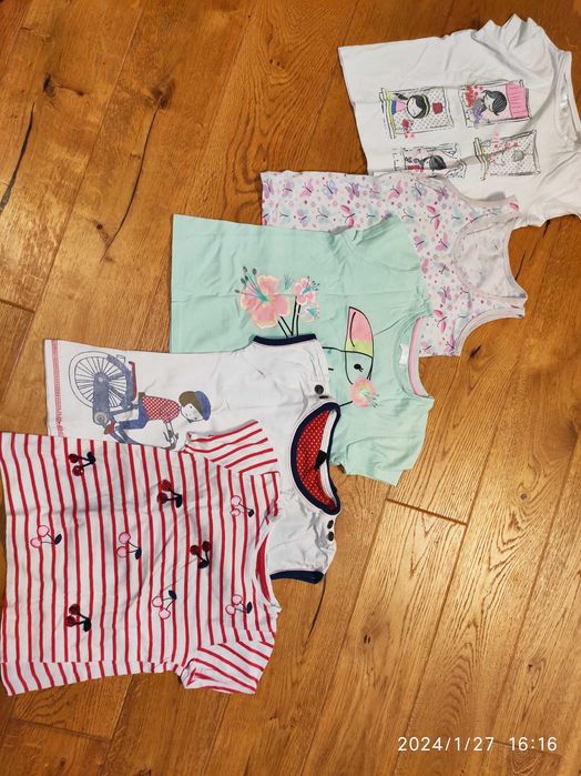 Paka ubrań dla dziewczynki/ Ubranka dla dziewczynki 98-110