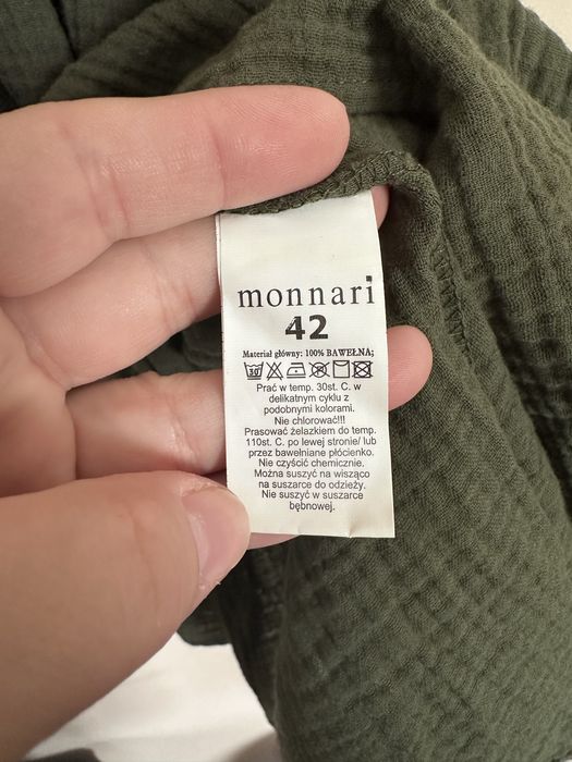 Sukienka Monnari 42 – 100% bawełna – nowa bez metki – khaki