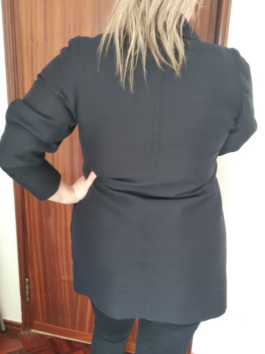Blazer Zara azul escuro M