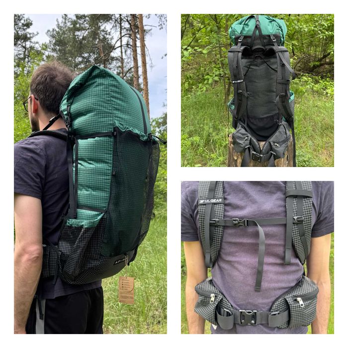 Рюкзак туристичний 3F UL Gear QiDian 40+16 Nylon; PRO 46+10 Dyneema