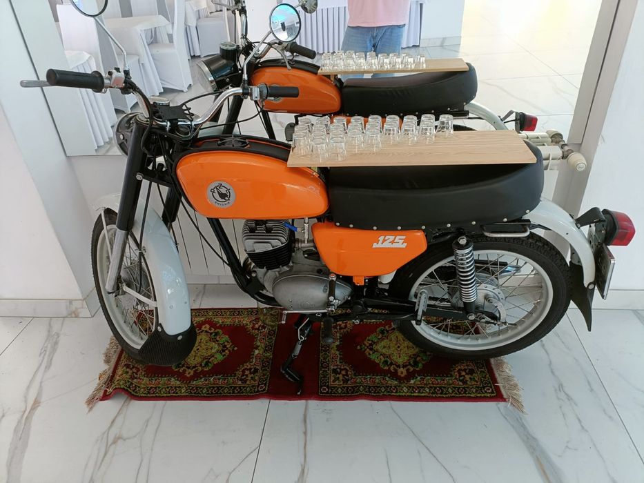Nalewak do alkoholu z motocykla WSK – hit na wesele, imprezę, event!