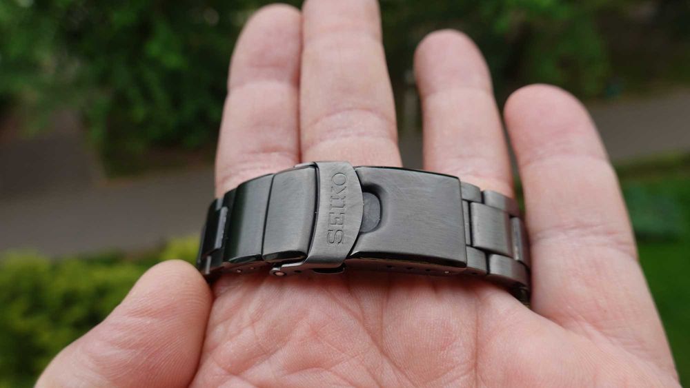 Zegarek SEIKO PROSPEX SOLAR DIVER All Black - męski - jak nowy - gwarancja do 03.2028