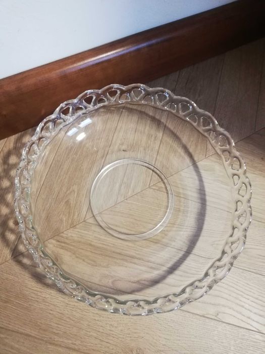URLOP Misa szklana 27cm Schwepnitz Keuchel lata 60/70