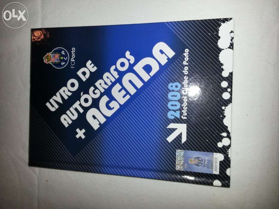 Livro de autógrafos + agenda de 2008 oficial do F C P