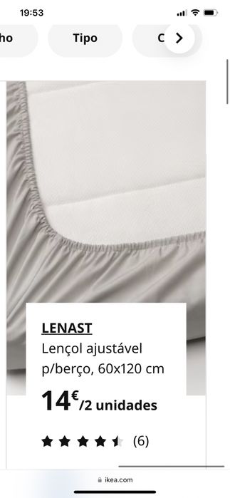 Roupa de berco de bebe novo