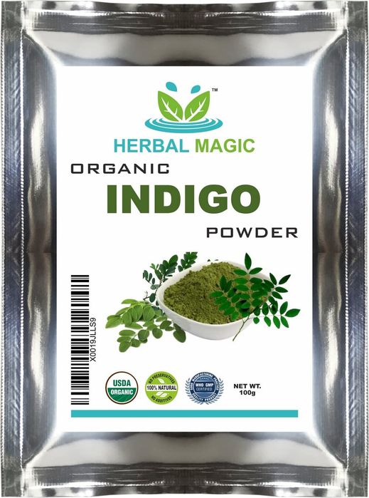 herbal magic proszek indygo do naturalnego koloryzacji włosów barwnik 100g