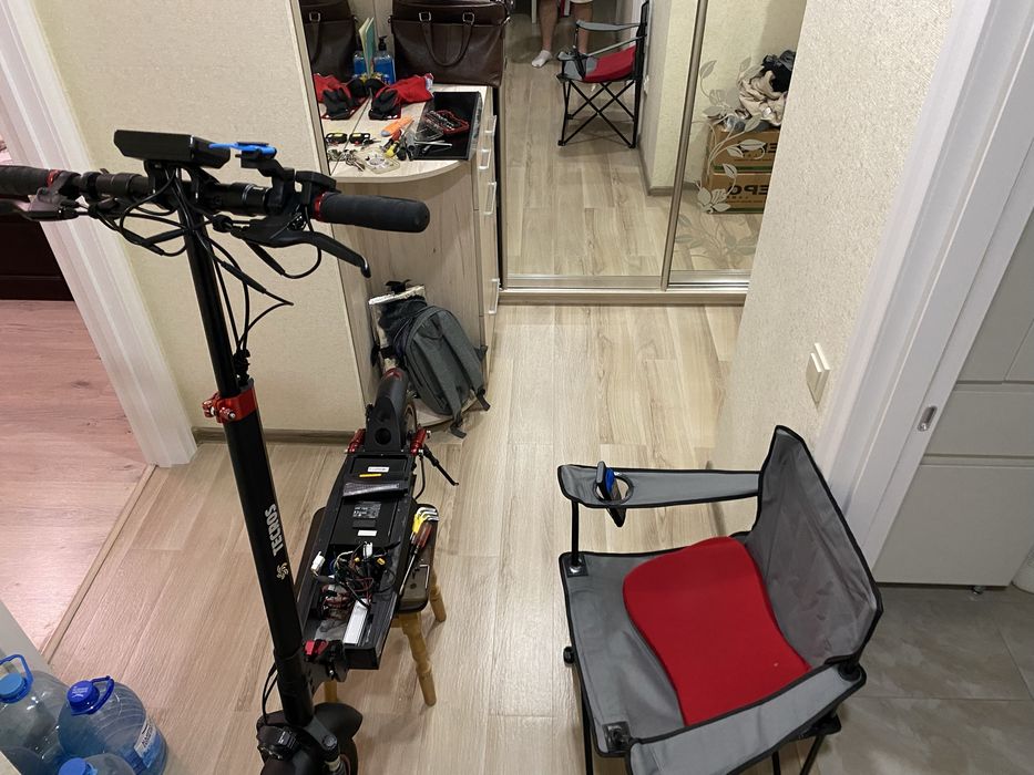 электросамокат tecros t4pro на запчасти либо целиком