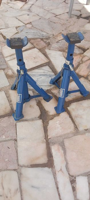 Axle stand foldable Draper 2-tone