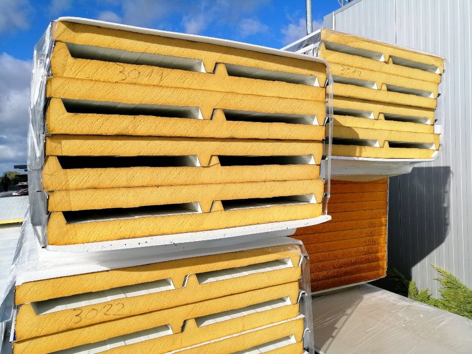 Płyta warstwowa 40 AGRO włókno szklane FIBERGLASS I gat.