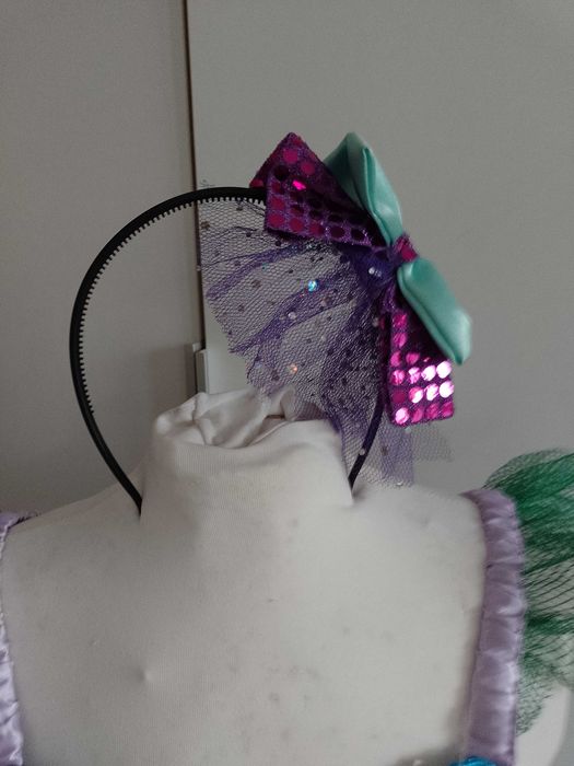 Strój karnawałowy ARIELKA SYRENKA kostium przebranie 146/152 (5)