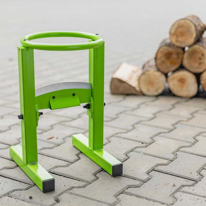 łuparka ręczna do drewna drzewa gilotyna rębak stojak uchwyt mocowanie