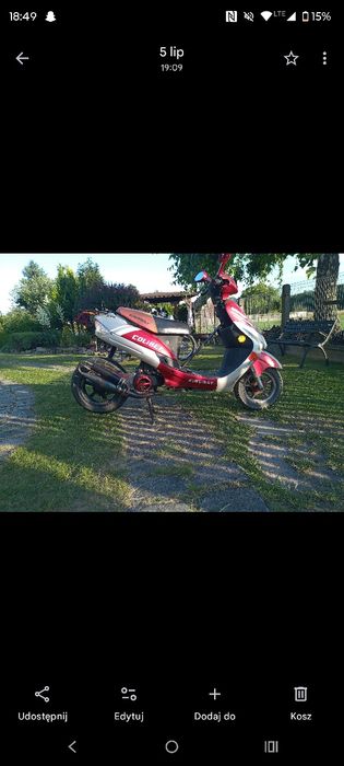 Skuter Kingway coliber 50/70 SWAP na 2t, malossi 70