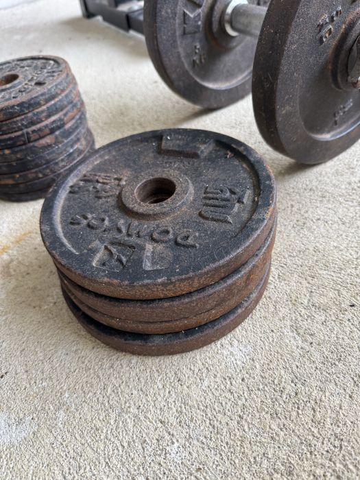 Maquina musculação multifunções com pesos e barra442279608808919044