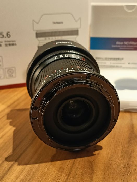 7artisans 9mm f5.6 encaixe RF  full frame