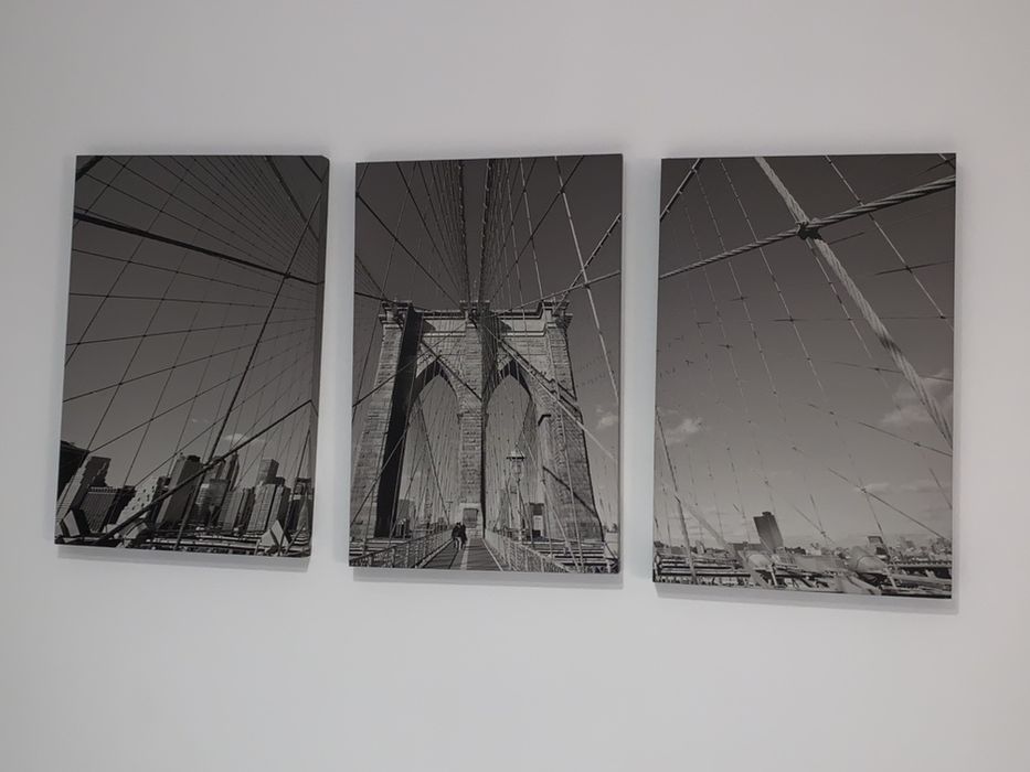 Conjunto de Quadros Imagem Brooklin Bridge