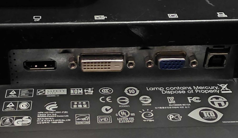 Офісні монітори 22" – 2× Acer + 2× HP, робочі